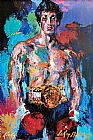 Leroy Neiman Famous Paintings - Rocky Balboa